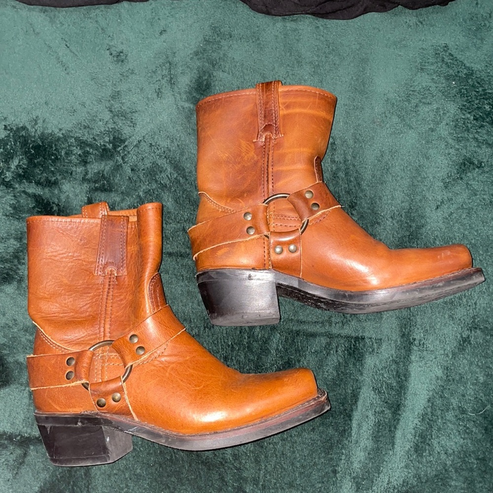 Frye harness boots